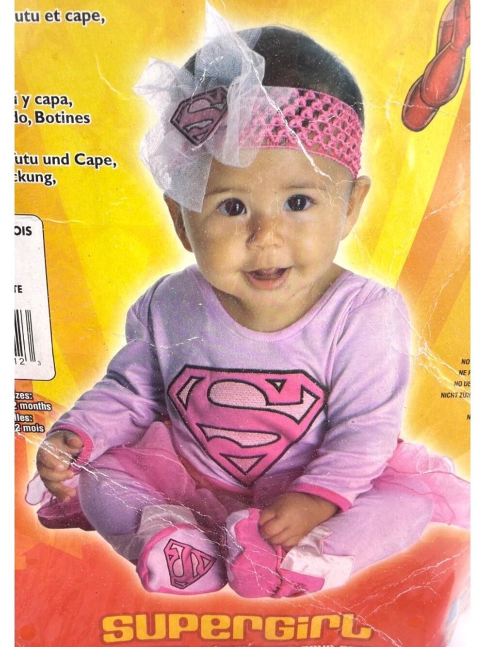 Rubies Baby Supergirl Costume Size 0-6 Months